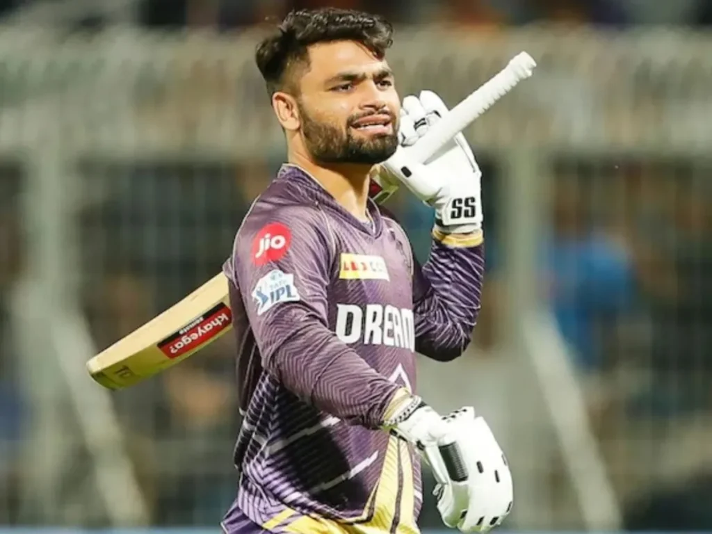 Rinku Singh in Kolkata Knight Riders jersey during IPL