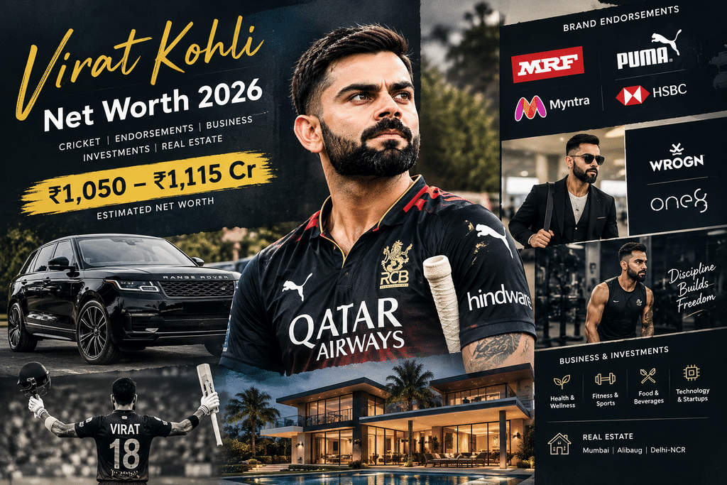 Virat Kohli Net Worth 2026 Detailed